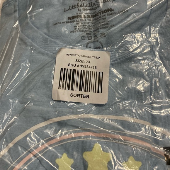 Little Twin Stars Angel Boyfriend Fit T-Shirt - Picture 3 of 3